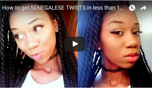 How to get SENEGALESE TWISTS in less than 15 Minutes! Highly requested!