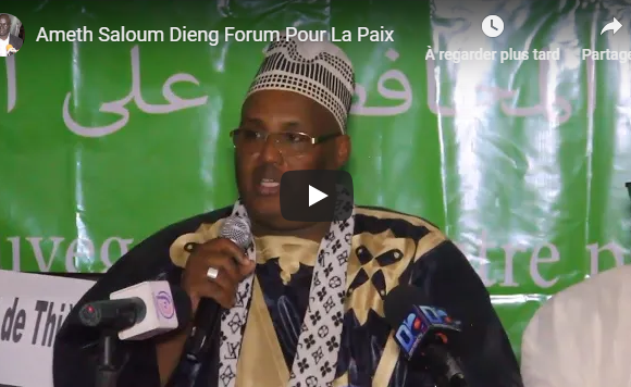 16 ème édition du Forum islamique pour la Paix: Discours introductif de Ameth Saloum Dieng
