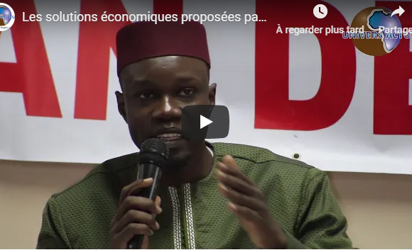 Les solutions proposées par Ousmane SONKO au Collectif Auchan Dégage