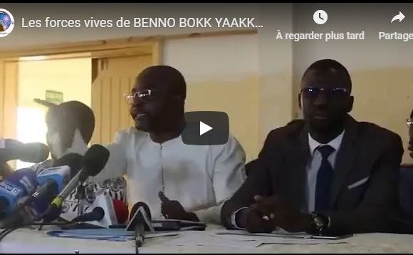 (Vidéo) Les forces vives de BENNO BOKK YAAKKAAR critiquent Idrissa SECK