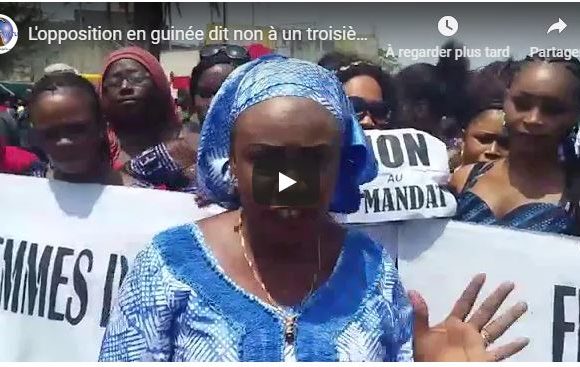 L’opposition en guinée dit non à un troisième mandat pour Alpha Condé