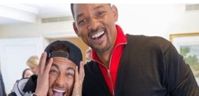 PSG: NEYMAR AUX ANGES APRÈS AVOIR RENCONTRÉ SON « IDOLE » WILL SMITH