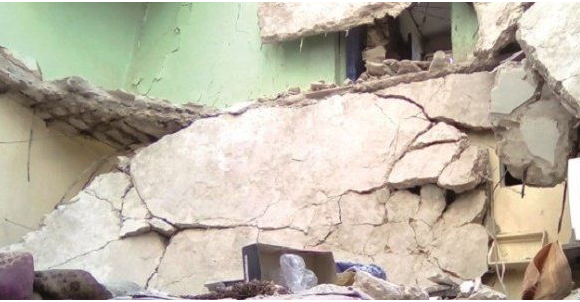 GUEDIAWAYE LA DALLE DE L’ECOLE S’EFFONDRE ET FAIT 22 BLESSES