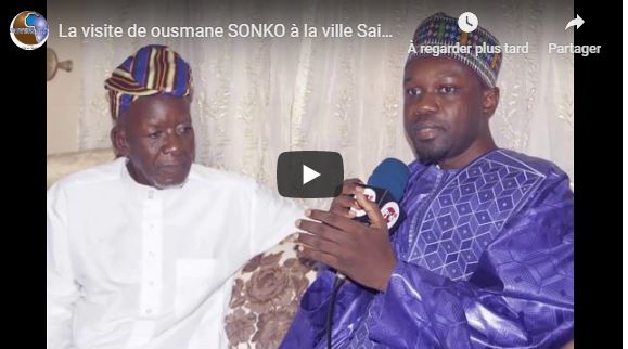 La visite de ousmane SONKO à la ville Sainte de Medina BAYE.
