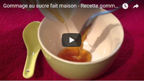 Gommage au sucre fait maison – Recette gommage – Astuce Beauté – Gommage maison